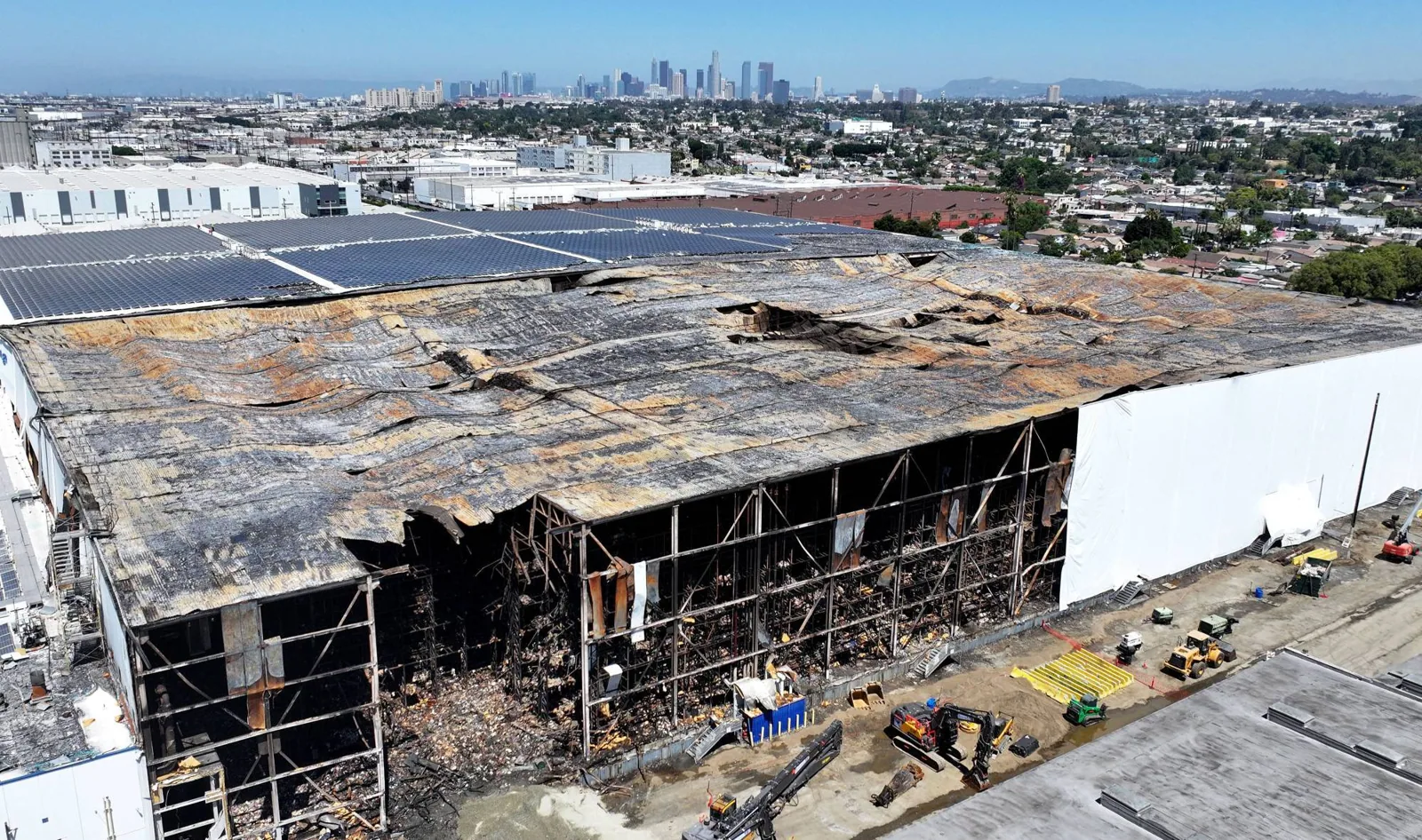 Commercial Fire Damage Roof Repair in Mesquite, TX